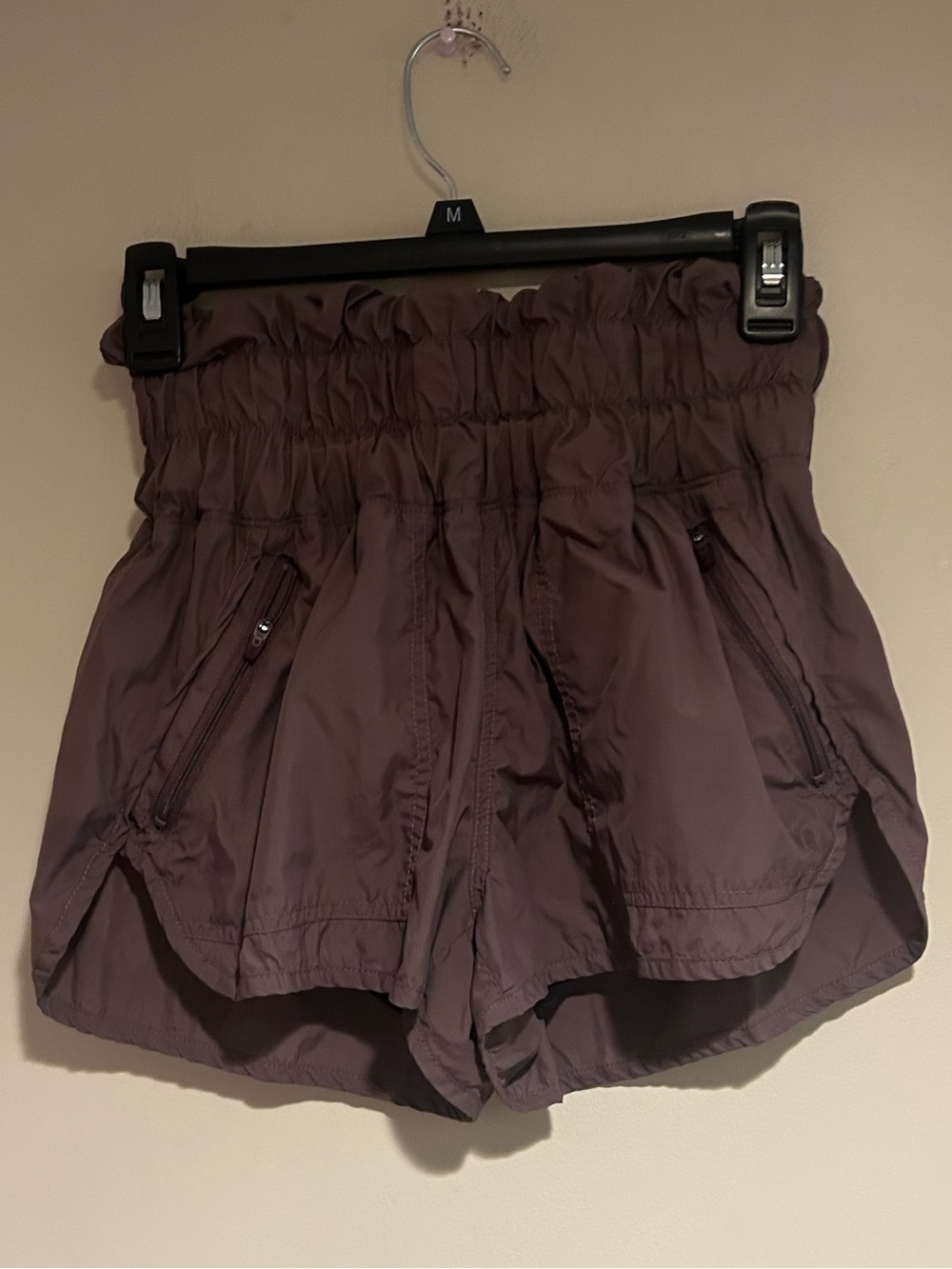 Free People Movement Brown High Waisted Shorts Sz XS